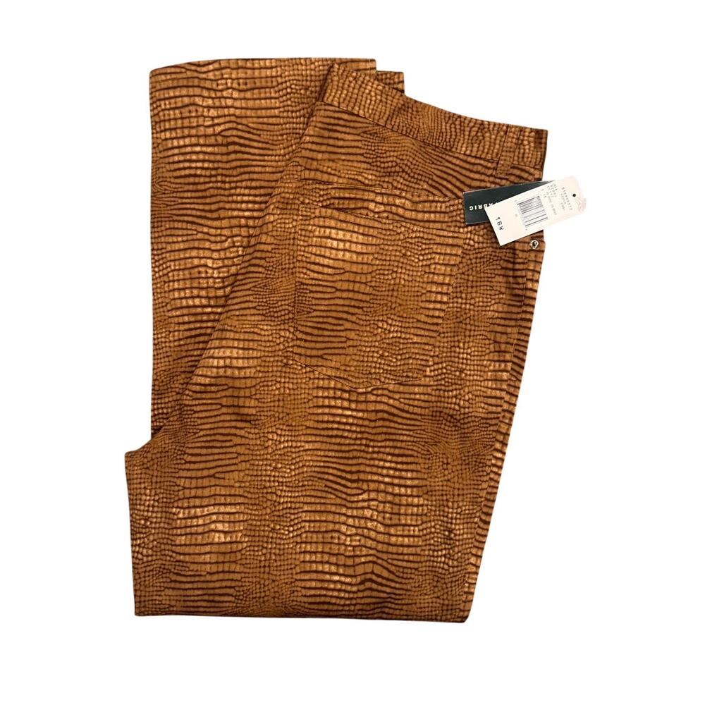 Lauren Ralph Lauren Kenya snakeskin pants 16W NWT